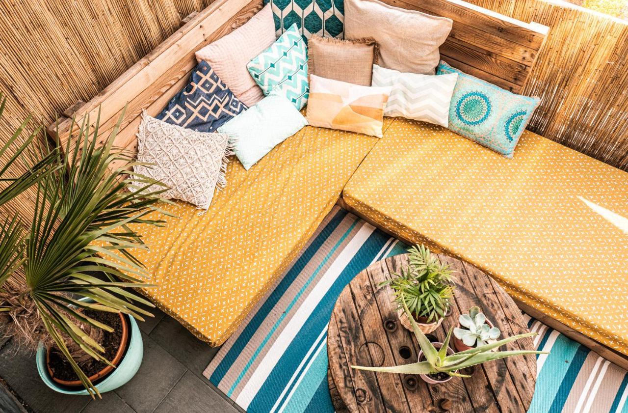 Apartamento The Kalifornia I Stilvoll Mit Urlaubsfeeling I Dachterrasse I Klima Karlsruhe Exterior foto