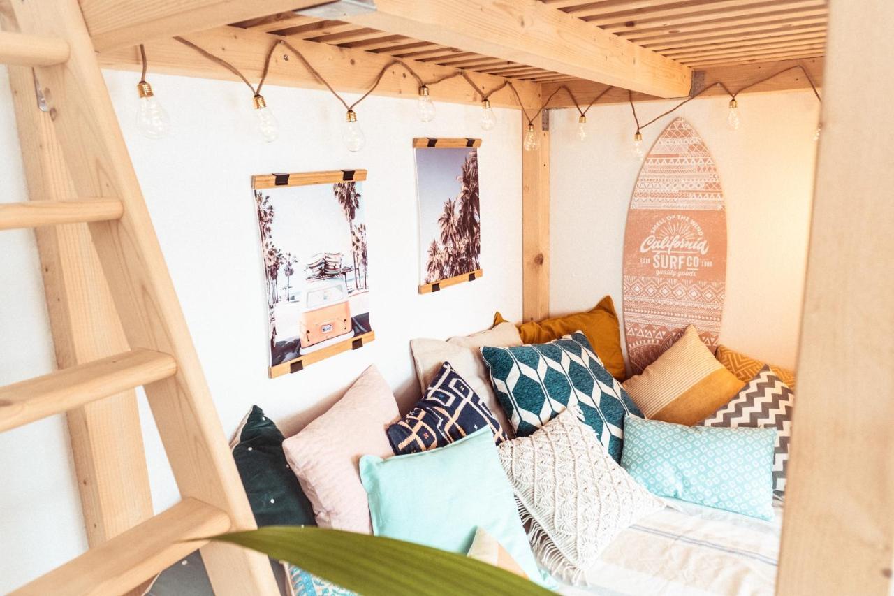 Apartamento The Kalifornia I Stilvoll Mit Urlaubsfeeling I Dachterrasse I Klima Karlsruhe Exterior foto